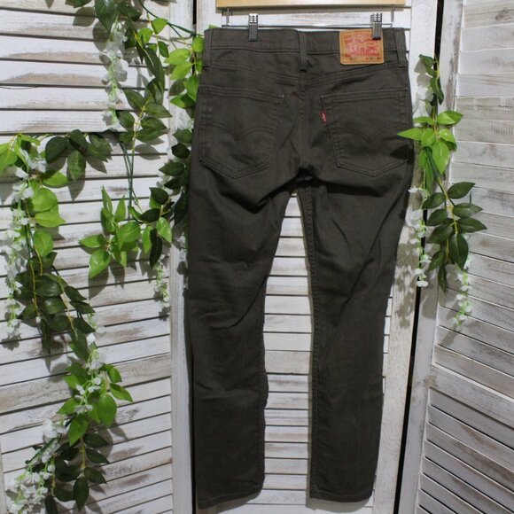 LEVI’S 511 SLIM FIT Dark Olive MEN'S JEANS (698) - Picture 5 of 10
